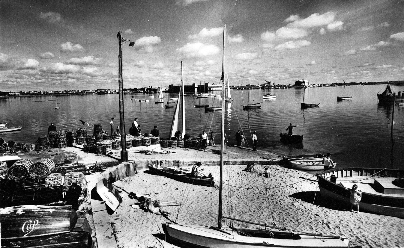 Le port de Kernevel, 1960 (Archives Herv Jan).