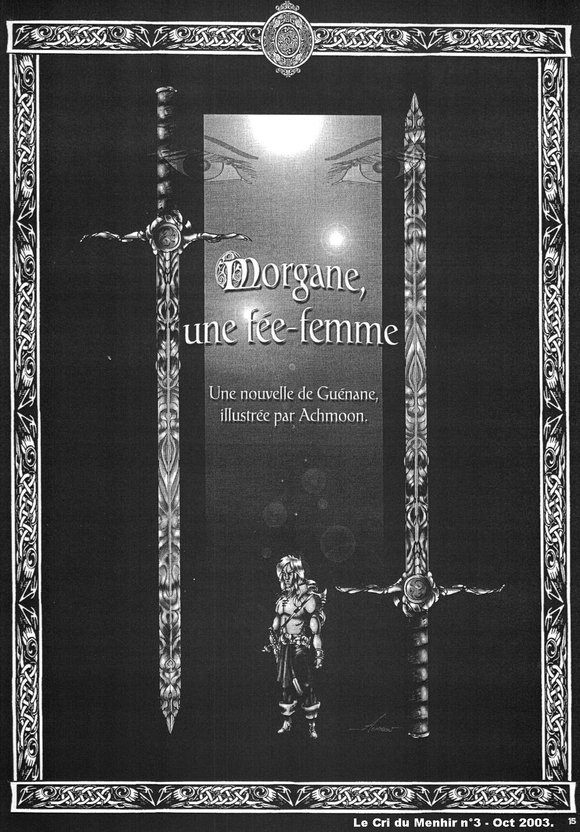 Morgane, Une Fe-Femme, Cri du Menhir n3 - Oct 2003.