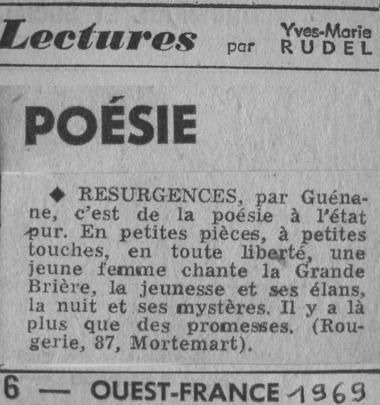 Ouest France - 1969.